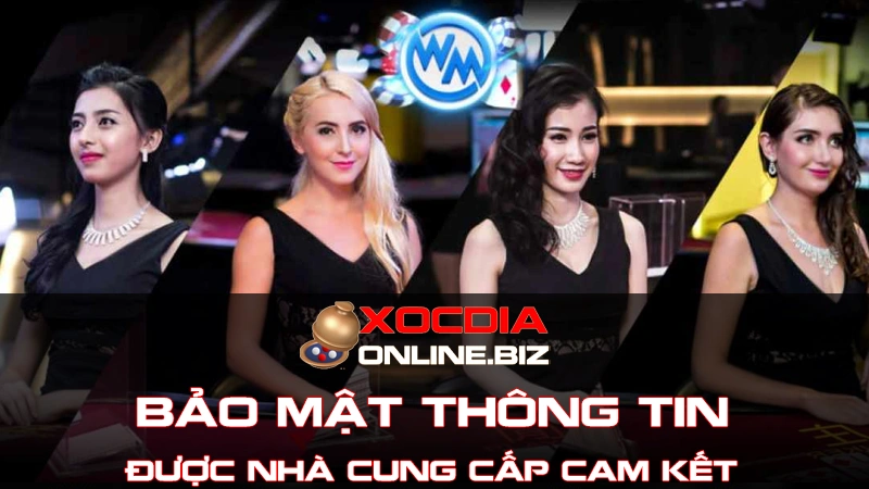 Khả năng bảo mật thông tin người chơi luôn được cam kết 