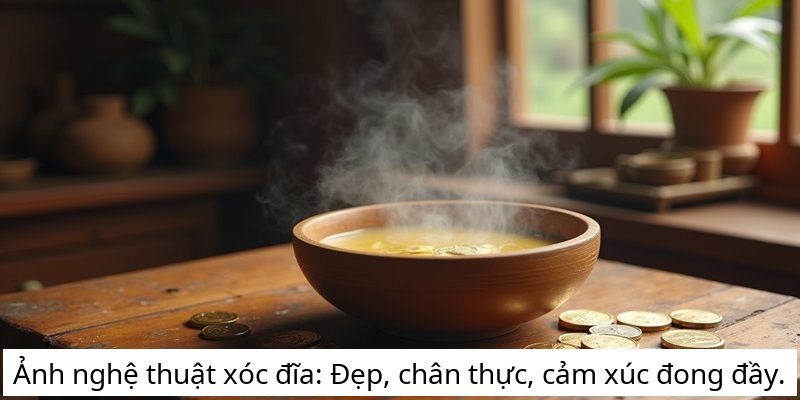 Ảnh nghệ thuật xóc đĩa: Đẹp, chân thực, cảm xúc đong đầy.