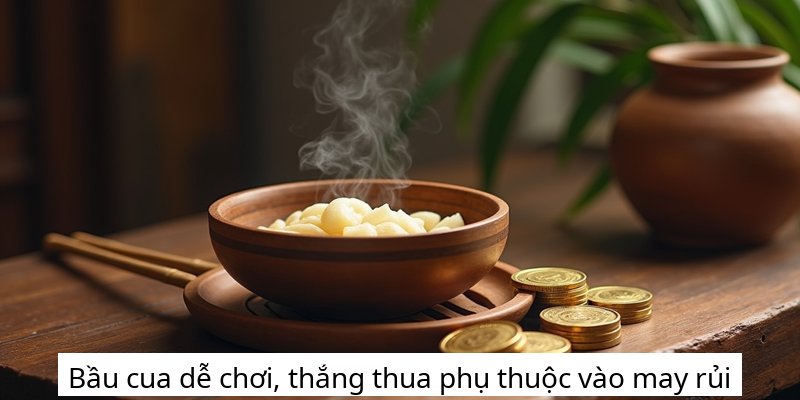 Bầu cua dễ chơi, thắng thua phụ thuộc vào may rủi