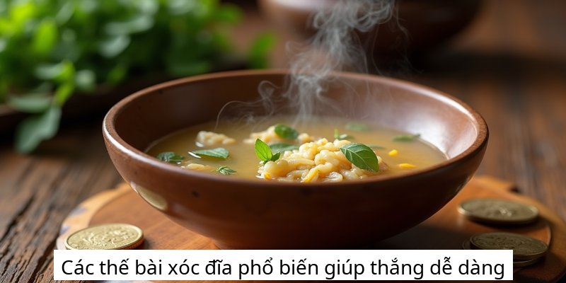 Các thế bài xóc đĩa phổ biến giúp thắng dễ dàng
