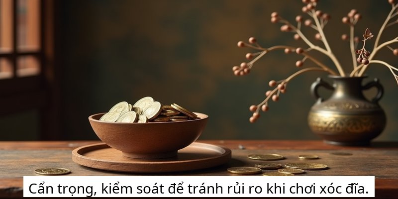 Cẩn trọng, kiểm soát để tránh rủi ro khi chơi xóc đĩa.