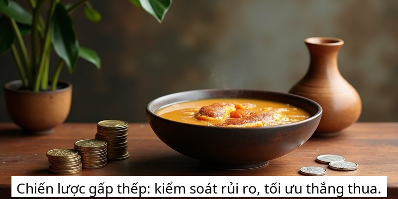 Chiến lược gấp thếp: kiểm soát rủi ro, tối ưu thắng thua.