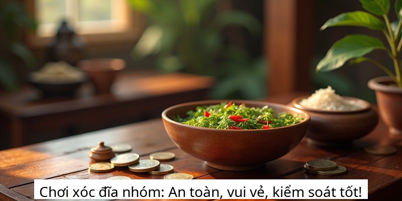 Chơi xóc đĩa nhóm: An toàn, vui vẻ, kiểm soát tốt!