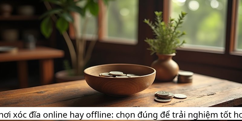 Chơi xóc đĩa online hay offline: chọn đúng để trải nghiệm tốt hơn