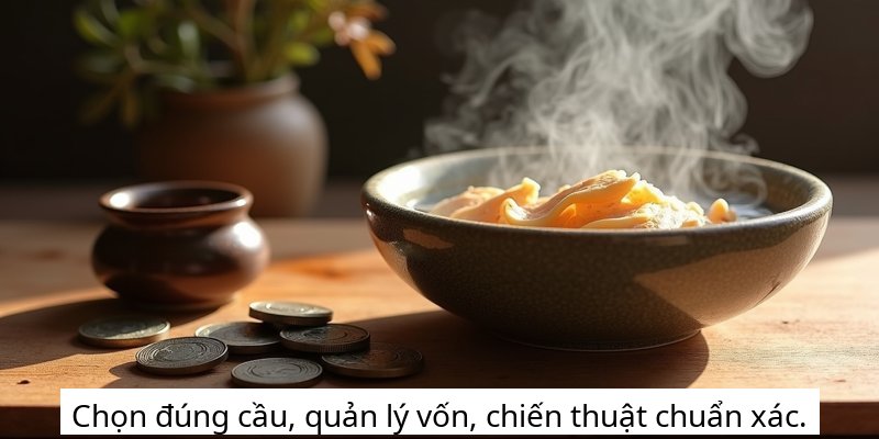 Chọn đúng cầu, quản lý vốn, chiến thuật chuẩn xác.