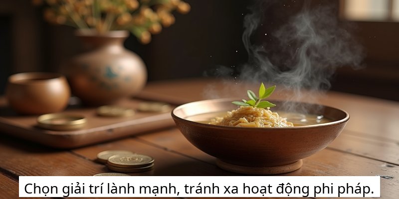 Chọn giải trí lành mạnh, tránh xa hoạt động phi pháp.