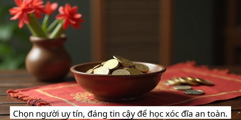 Chọn người uy tín, đáng tin cậy để học xóc đĩa an toàn.