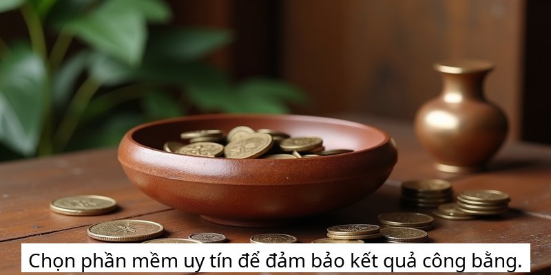 Chọn phần mềm uy tín để đảm bảo kết quả công bằng.