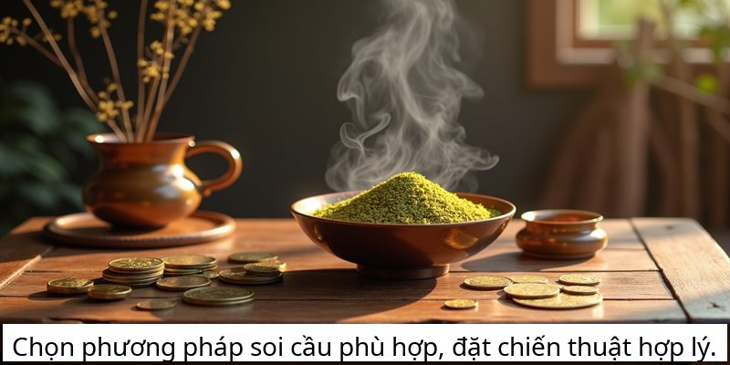 Chọn phương pháp soi cầu phù hợp, đặt chiến thuật hợp lý.