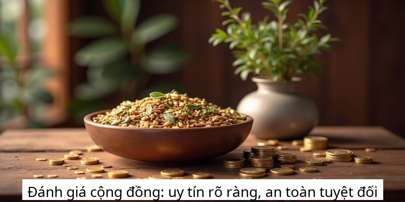 Đánh giá cộng đồng: uy tín rõ ràng, an toàn tuyệt đối
