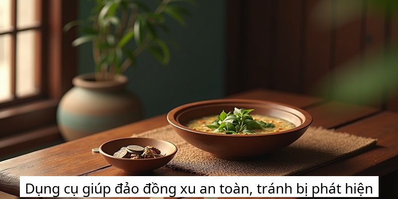Dụng cụ giúp đảo đồng xu an toàn, tránh bị phát hiện