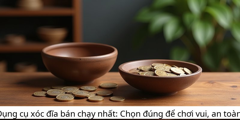 Dụng cụ xóc đĩa bán chạy nhất: Chọn đúng để chơi vui, an toàn!