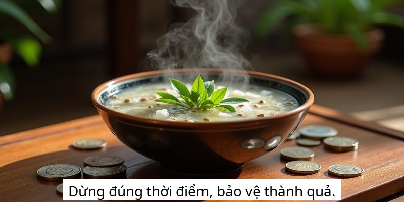 Dừng đúng thời điểm, bảo vệ thành quả.