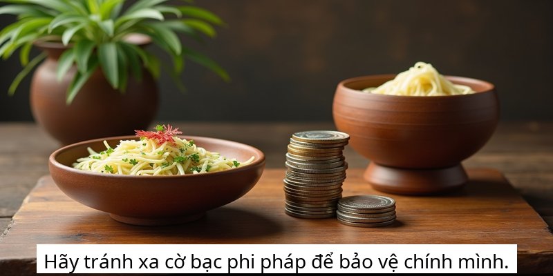 Hãy tránh xa cờ bạc phi pháp để bảo vệ chính mình.