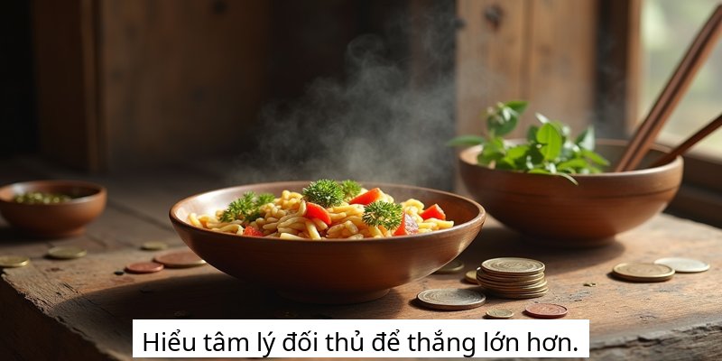 Hiểu tâm lý đối thủ để thắng lớn hơn.