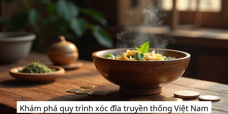 Khám phá quy trình xóc đĩa truyền thống Việt Nam
