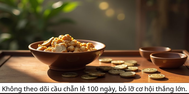 Không theo dõi cầu chẵn lẻ 100 ngày, bỏ lỡ cơ hội thắng lớn.