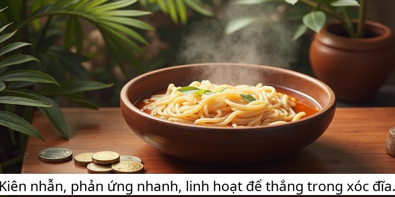 Kiên nhẫn, phản ứng nhanh, linh hoạt để thắng trong xóc đĩa.