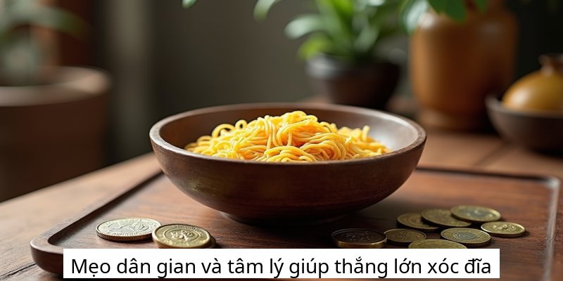 Mẹo dân gian và tâm lý giúp thắng lớn xóc đĩa