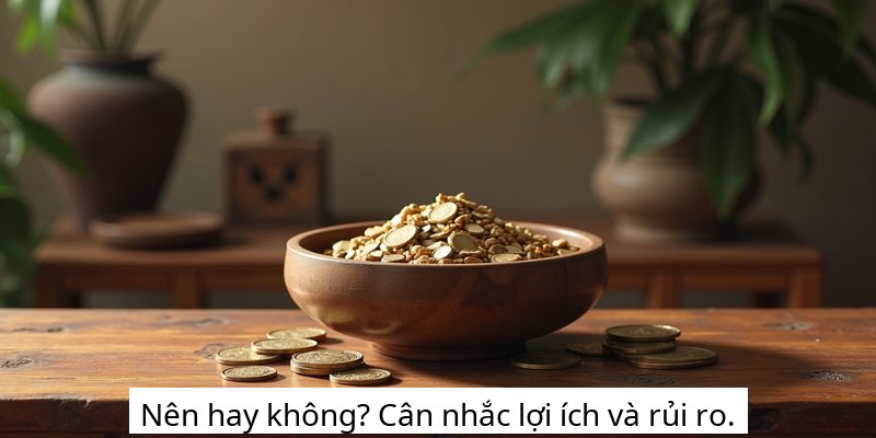 Nên hay không? Cân nhắc lợi ích và rủi ro.