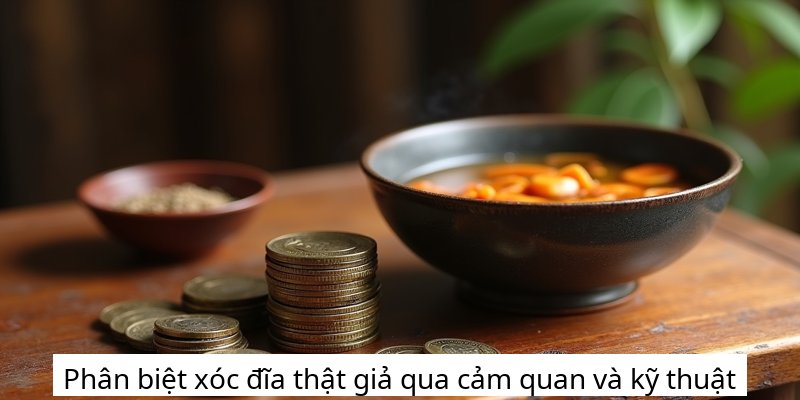 Phân biệt xóc đĩa thật giả qua cảm quan và kỹ thuật