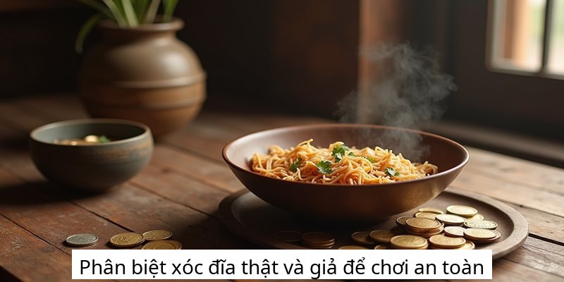 Phân biệt xóc đĩa thật và giả để chơi an toàn