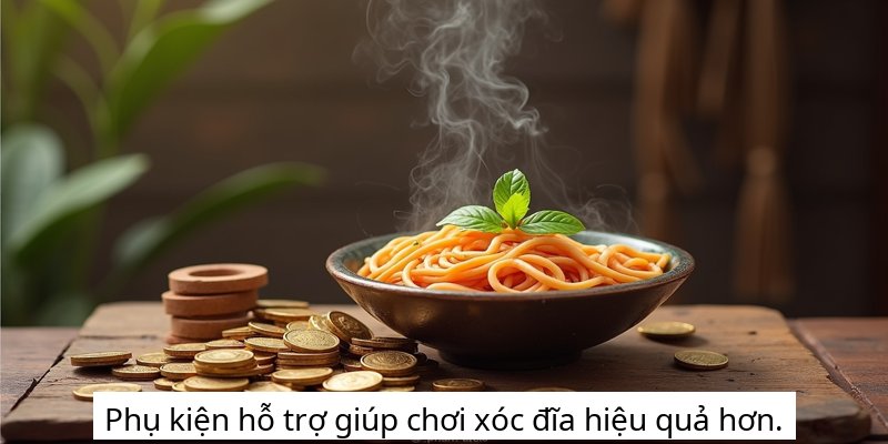 Phụ kiện hỗ trợ giúp chơi xóc đĩa hiệu quả hơn.