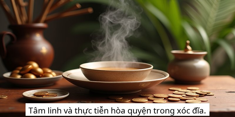 Tâm linh và thực tiễn hòa quyện trong xóc đĩa.