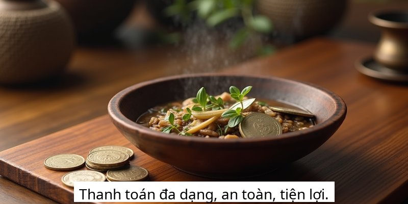 Thanh toán đa dạng, an toàn, tiện lợi.