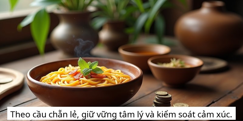 Theo cầu chẵn lẻ, giữ vững tâm lý và kiểm soát cảm xúc.