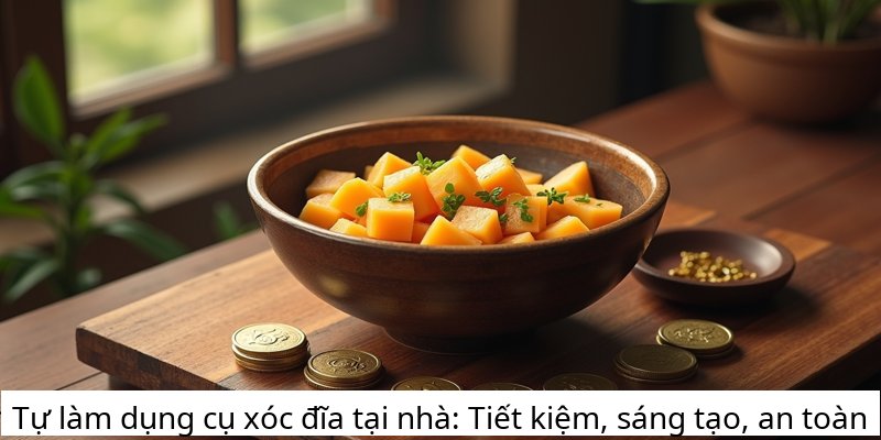 Tự làm dụng cụ xóc đĩa tại nhà: Tiết kiệm, sáng tạo, an toàn